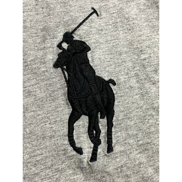 Polo Ralph Lauren Number 3 Gray Large Horse T-Shirt Men’s Sz 4XB Big and Tall - Picture 9 of 9